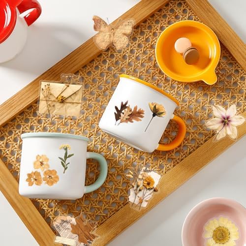 50PCS Transparent Flora Scrapbook Stickers, Vintage Aesthetic Flowers Sticker for Scrapbooks Travel Journal, Vinyl Waterproof for Water Bottles Laptop Phone Scrapbook Supplies DIY Crafts(Flower-A) - Image 3