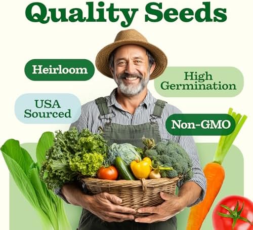 HOME GROWN 55 Variety Survival Seed Vault, 28,000+ Vegetable Seeds - Image 2