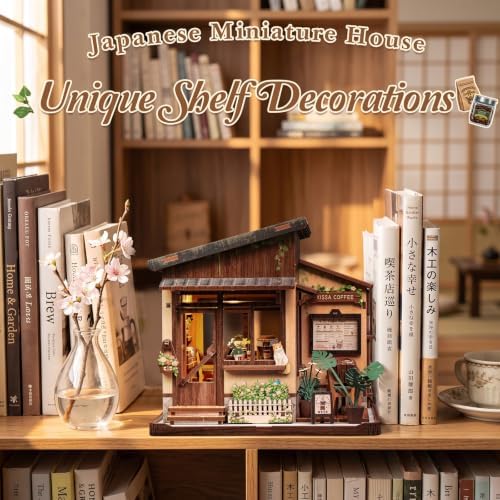 Fsolis Japanese Miniature House - DIY Book Nook Kit - Image 2
