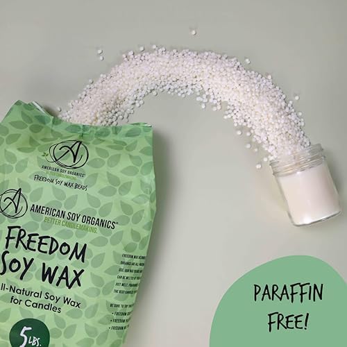 American Soy Organics Freedom Soy Wax Beads, DIY Candle Making Kit, 10 lbs - Image 4
