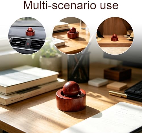 Walnut Wood Passive Essential Oil Diffuser - Image 6
