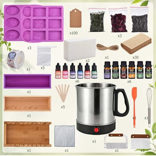 Soap Making Kit for Adults All-in-One DELUXEPRO DIY Soap Making Supplies - Image 2