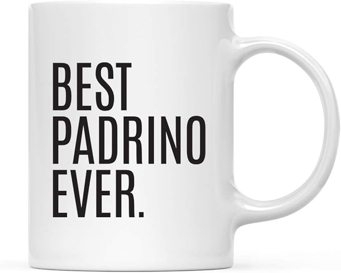 Andaz Press 11oz. Coffee Mug Birthday Gift, Best Padrino Ever, 1-Pack