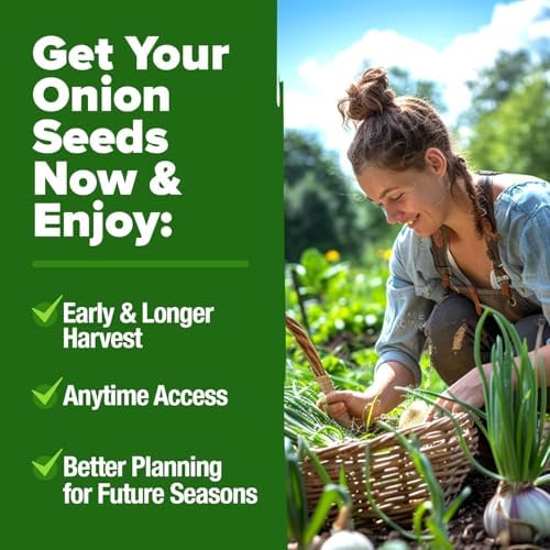 HOME GROWN 8 Onion Variety Mix 1600+ Vegetable Seeds Allium cepa - Image 6