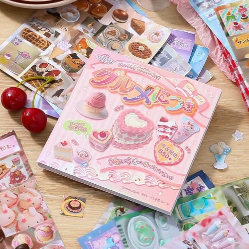 Alideco 30pcs Scrapbook Stickers Vintage Gourmet Desserts Sticker Book for Adults journaling Stickers for Scrapbooking (binfenshiguang) - Image 4