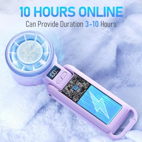 PlayHot Portable Handheld Cooling Fan, Travel Essentials, Gifts for Women - Image 5