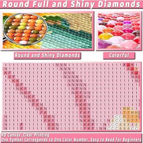 Square Diamond Art Kits for Adults Cute Diamond Painting Kit for Beginner - Image 5