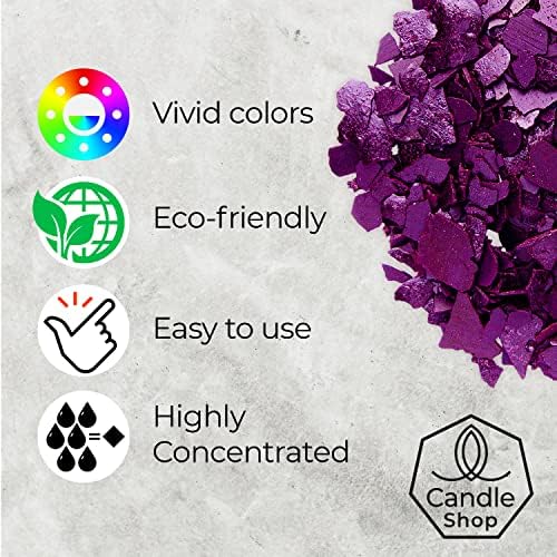 Purple Candle Dye 2 oz for Soy Candle Making – Wax Color Chips - Image 3