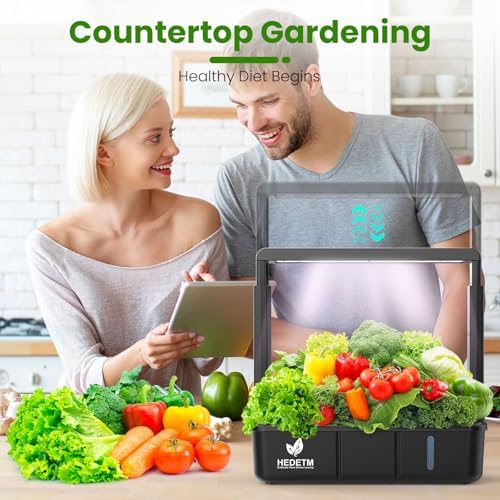 15 Pods Hydroponics Growing System Indoor Garden with LED Grow Light - Image 4