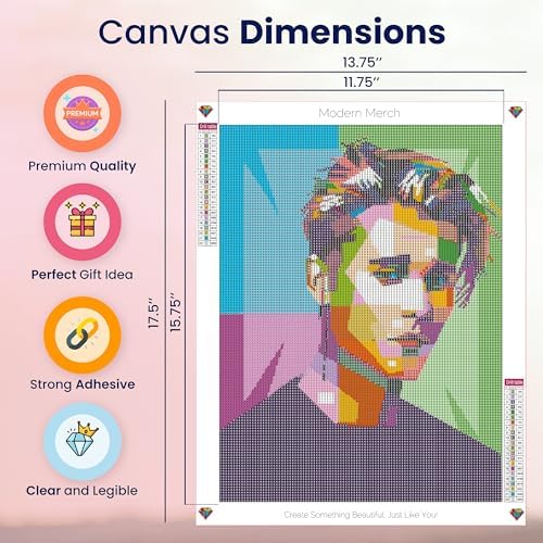 Justin Bieber 5D Diamond Art Painting Kit for Adults Full Round Drill 12x16 - Image 4