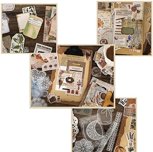 Vintage Scrapbook Supplies Pack for Adults, Decorative Nature Retro Paper Stickers Collection for Journal DIY Arts Crafts Album Bullet Journals Planners (Home) - Image 3
