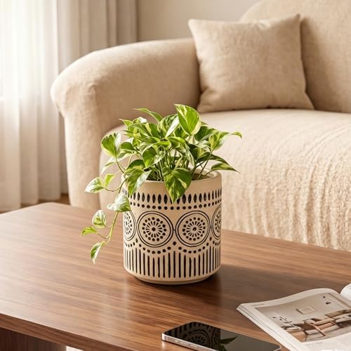 Ceramic 5 Inch Succulent Plant Pot Small Flower Planter - Image 6