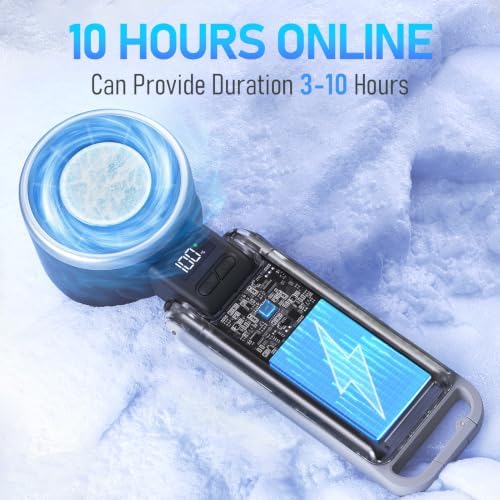 PlayHot Portable Handheld Cooling Fan, Travel Essentials, Gifts for Women - Image 5