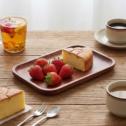 Coffee Table Serving Tray,Decorative Food Trays for Breakfast,Tea,Snacks - Image 3