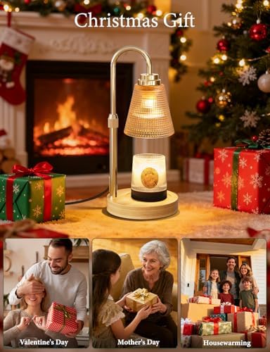 Candle Warmer Lamp with Timer Dimmable, Lamp Candle Warmer Birthday Gifts for Women, Black Adjustable Wax Melter Warmer for Jar Candles, House Warming Gift Home Decor - Image 7