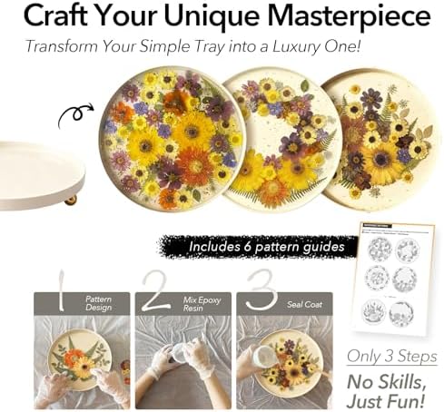 Auraeve All-in-One Resin Tray Craft Kit for Adults, Gift for Women - Image 3