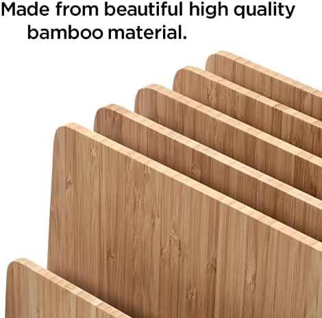 MobileVision Bamboo Multi Device Organizer for Smartphones, Tablets and Laptops, 5 Slots - Image 4