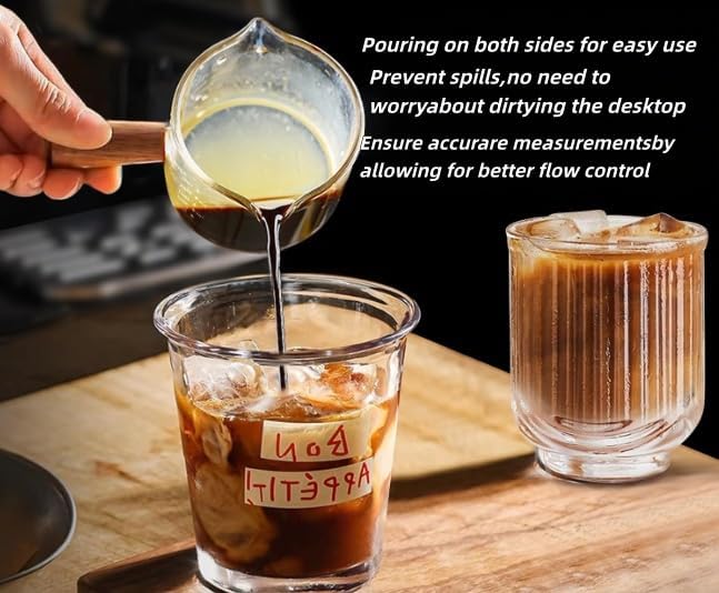 2 Pack 2.5 oz Double Spout Espresso Shots Cup - Image 5