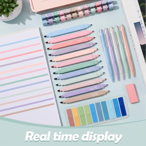 Jutom 38 Pcs Book Annotation Kit for Bible Study, Blue Series, Square - Image 2