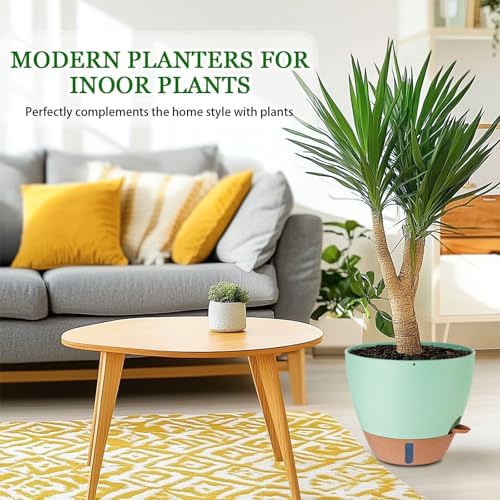 8/10/12 Inch Self Watering Pots for Indoor/Outdoor Plants - Image 2