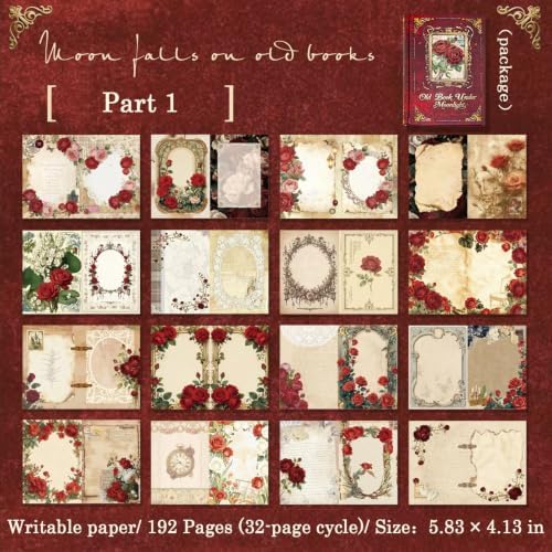 Scrapbook Paper for Junk Journal Supplies, Vintage Journaling Paper for DIY - Image 2