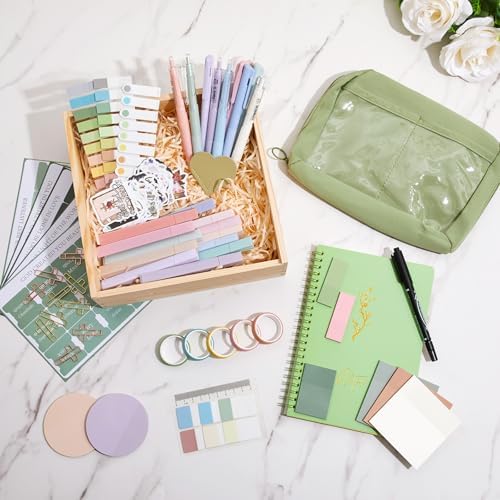 Jutom 110 Pcs Bible Journaling Supplies Bible Study Kit,Green - Image 2