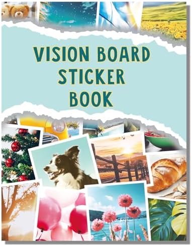 Sawnfay Vision Board Book - 2027 Vision Board Sticker Book by Sawnfay