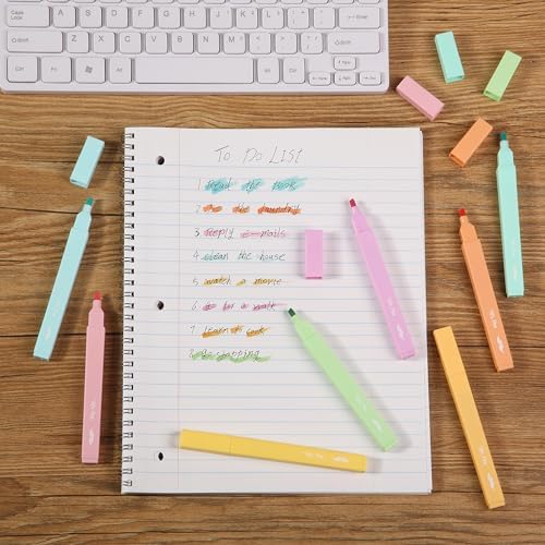 Mr. Pen- Aesthetic Highlighters, 8 pcs, Chisel Tip, Summer Colors | Cute Highlighter Assorted Colors, Bible Highlighters and Pens No Bleed Highlighter for Bible Pages No Bleed - Image 6