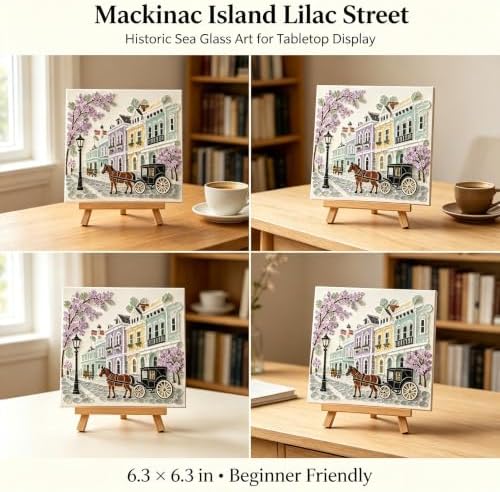 Timeless American Destinations Sea Glass Art Kit 5D Craft Mosaic (Style6) - Image 5