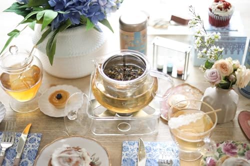 Teabloom Kyoto 2-in-1 Tea Kettle/Tea Maker – Heatproof Glass Teapot with Removable Loose Tea Filter – Tea Connoisseur's Choice - Image 3