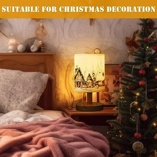 VIHOSE Christmas Table Lamp Indoor Vintage Lamp Shades - Image 2