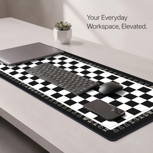 Chess Mouse Pad, 35.4x15.7in Waterproof Extended Desk Mat - Image 2