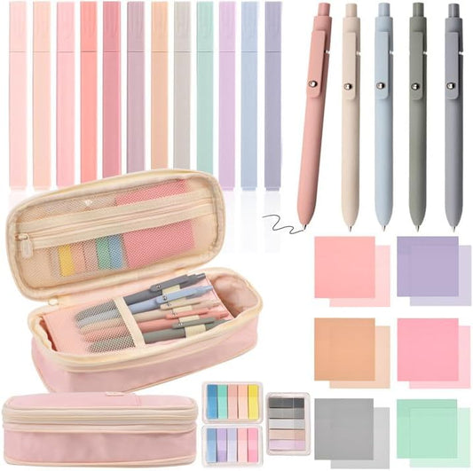 Aesthetic School Bible Highlighter Pen - Writing Correction Set, Pink by ChezMax