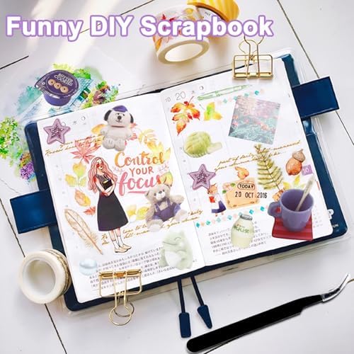 800Pcs Japanese Sticker Book for Journaling Adult, Cute Scrapbook Stickers - Image 4