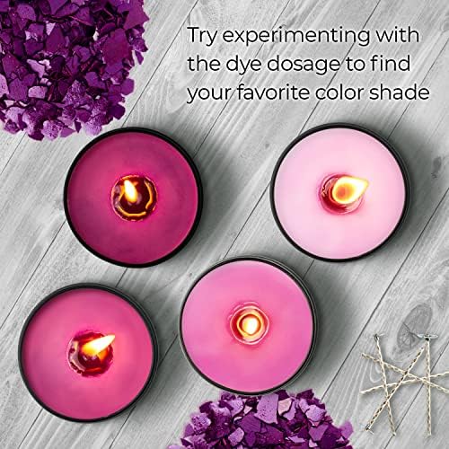Purple Candle Dye 2 oz for Soy Candle Making – Wax Color Chips - Image 6