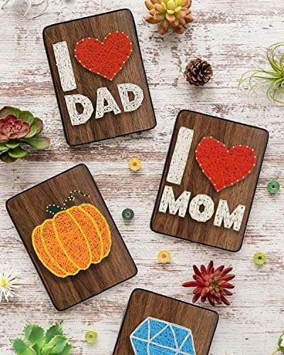 BAZIMA DIY String Art Kit for Beginner,Unique Gift, DIY Pumpkin Craft Kit,Craft Kit for Holidays - Image 7