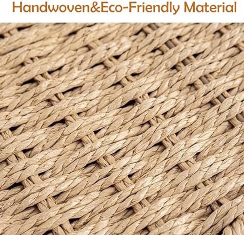 Modern Farmhouse Decor Wicker Basket – Small Storage Basket for Home, Nursery, Shelf, and Table, Decorative Basket for Storage, Shelves, and Organization - Image 4