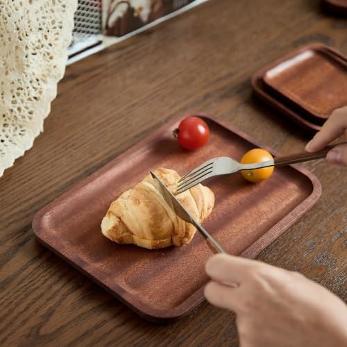 Coffee Table Serving Tray,Decorative Food Trays for Breakfast,Tea,Snacks - Image 7