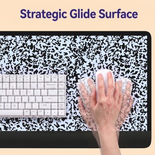 Notebook Mouse Pad, 35.4x15.7in, Large Desk Mat for Office Gaming - Image 5