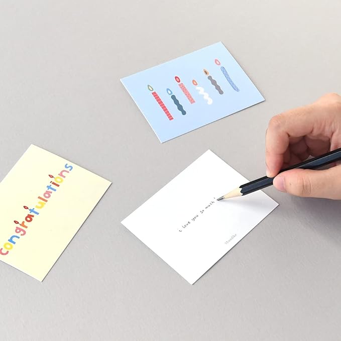 Monolike Day-by-day Card, This is for you - Mix 36 Mini Single cards, 36 envelopes, 36 stickers Package