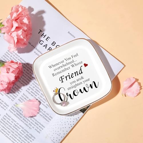 Friend Gifts for Women Best Friend - Ring Dish Christmas Bff Birthday Gifts - Image 2