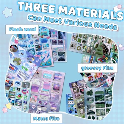 800Pcs Japanese Sticker Book for Journaling Adult, Cute Scrapbook Stickers - Image 3