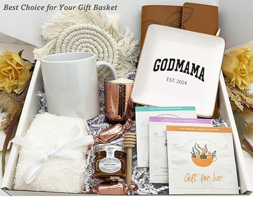 NZY Godmother Appreciated Gift,Godmother 2024 Keepsake-Thank You Present from Godchild,Birthday Thanksgiving Christmas Gifts-Jewelry Tray Trinket Holder Ring Dish - Image 6