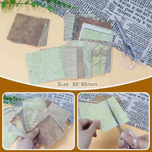 Koqye 215PCS Scrapbook Paper Pack & Junk Journal Kit (Tangerine Dream) - Image 5