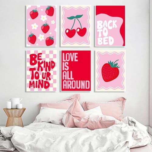 6 Pack Pink Diamond Art Kits for Adults Diamond Painting Kit for Beginner - Image 3