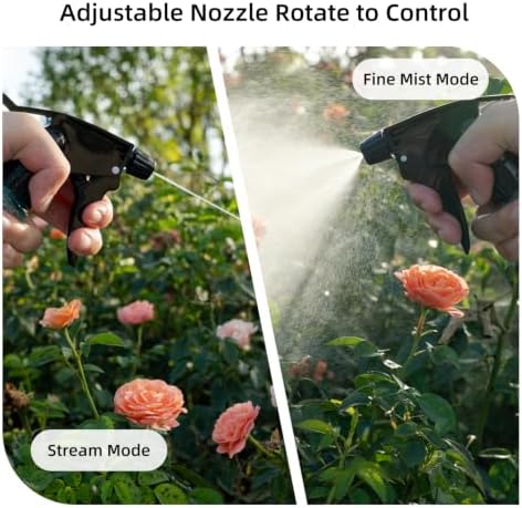 Glass Plant Mister Spray Bottle for Inside, Fine Mist Leak Proof Amber 13oz - Image 3