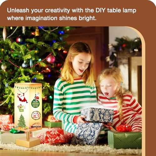 aooshine Gold Small Bedside Lamp for Bedroom - Square Cream Fabric Shade - Image 4