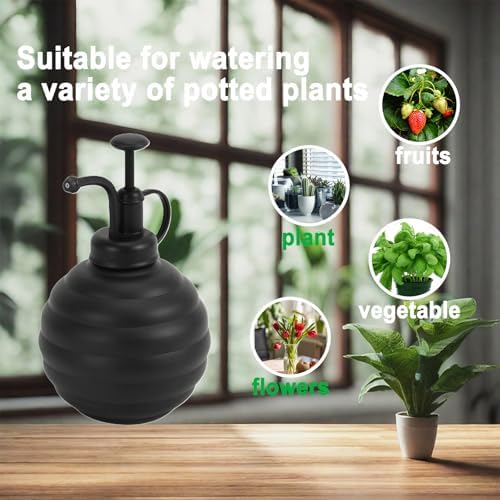 Plant Mister Spray Bottle, 500ml/17oz, Vintage Style Water Sprayer (Black) - Image 5