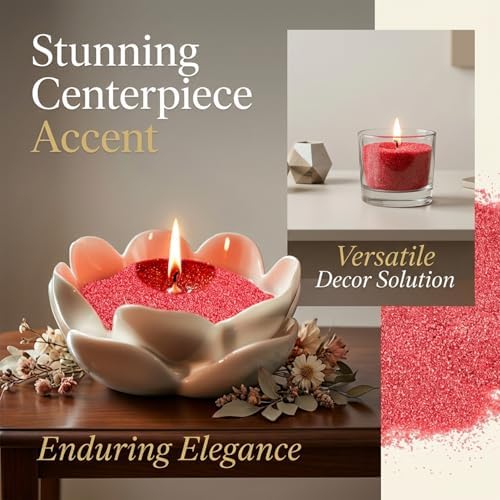 Sukh 15oz Sand Candles with Wicks - Colored Candle Sand Refillable Wax - Image 5