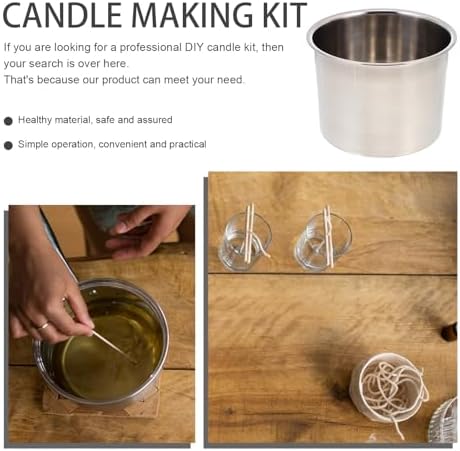 JOINPAYA Candle Making DIY Tool Kit with Soybean Wax Melting Pot and Handmade Candle Craft Supplies for Home Beginners - Image 3